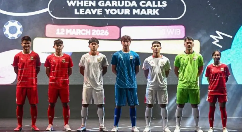 Timnas Indonesia rilis jersey