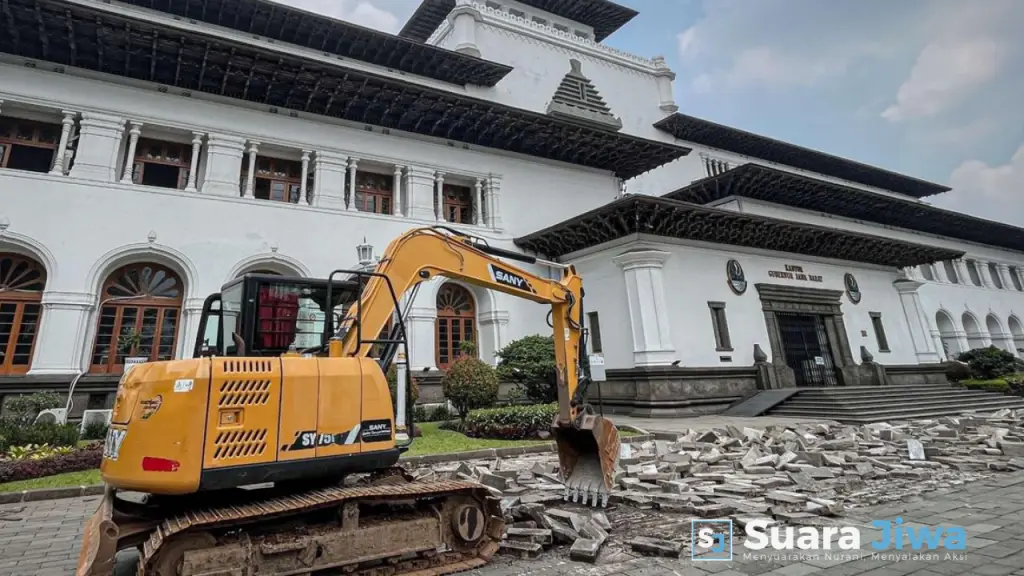 revitalisasi gedung sate dan gasibu