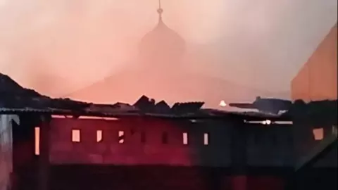 kebakaran Ponpes Al-Falah
